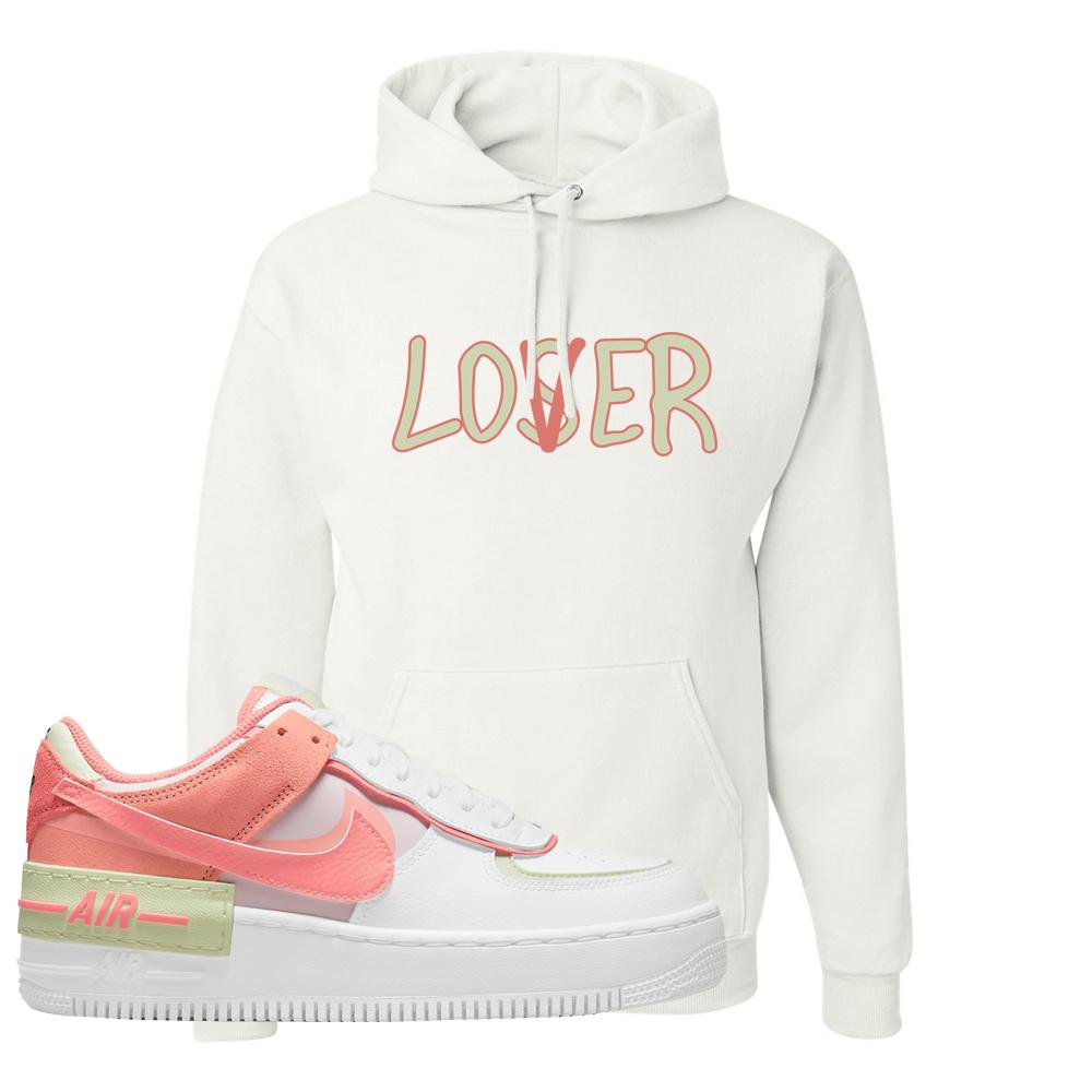 Air Force 1 Low Shadow Magic Ember Hoodie | Lover, White