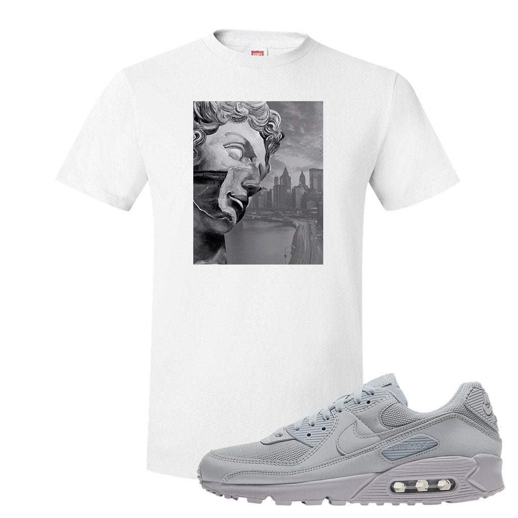 Air Max 90 Wolf Grey T Shirt | Miguel, White