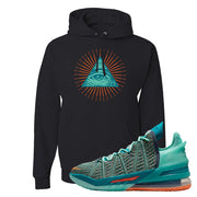 Lebron 18 We Are Family Hoodie | All Seeing Eye, Black