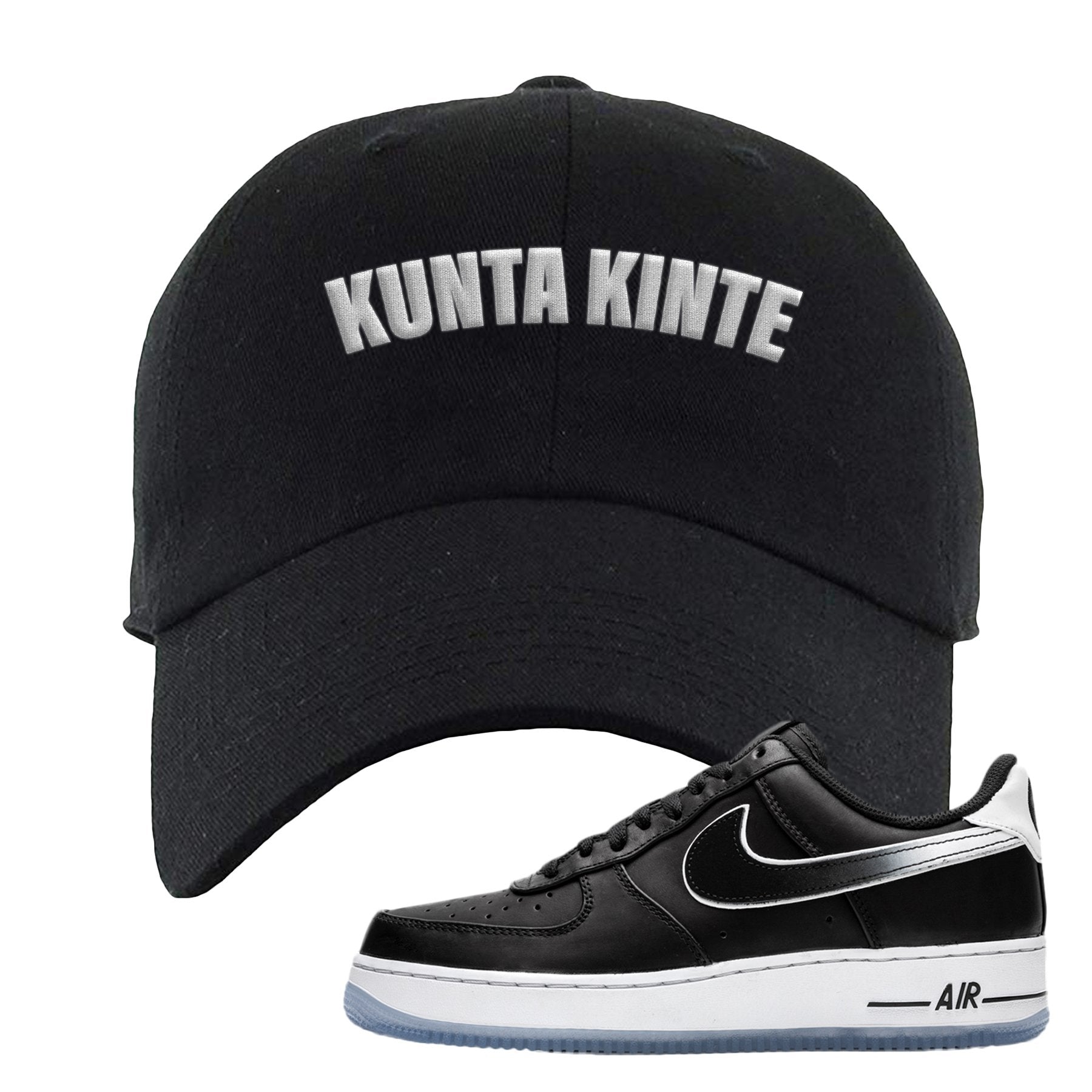 Colin Kaepernick X Air Force 1 Low Kunta Kinte Black Sneaker Hook Up Dad Hat