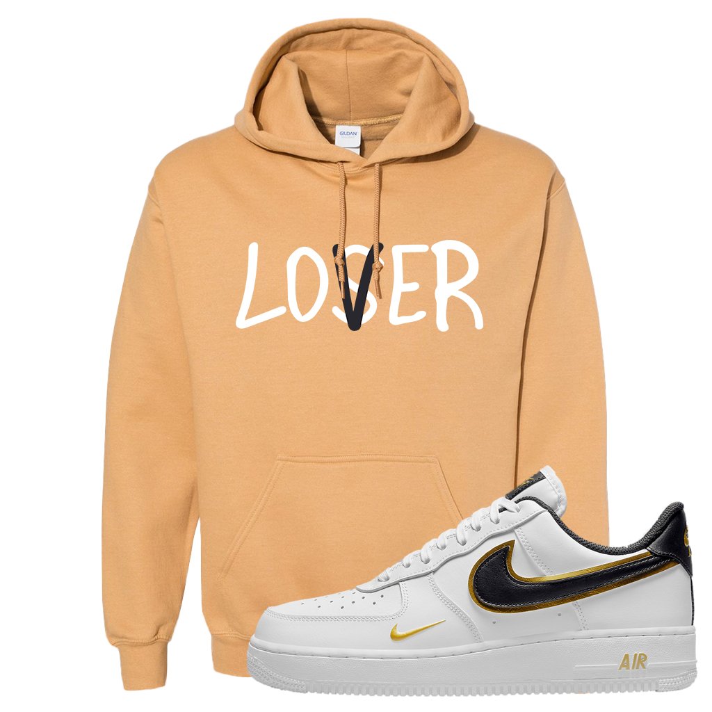 Air Force 1 Low White Gold Hoodie | Lover, Old Gold