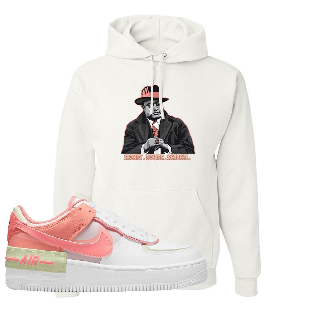 Air Force 1 Low Shadow Magic Ember Hoodie | Capone Illustration, White