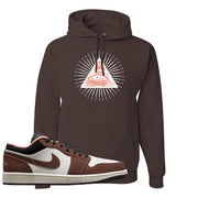 Mocha Low 1s Hoodie | All Seeing Eye, Chocolate