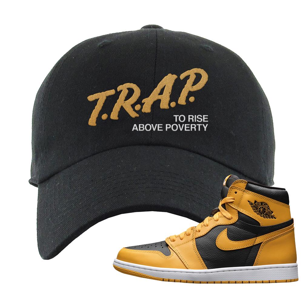 Pollen 1s Dad Hat | Trap To Rise Above Poverty, Black