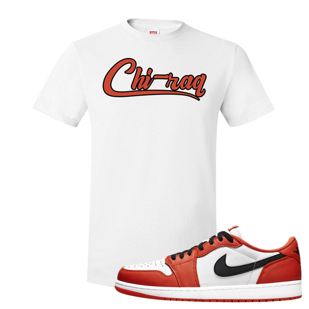 Starfish OG Low 1s T Shirt | Chiraq, White