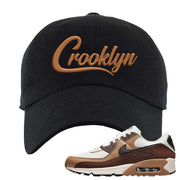 Air Max 90 Dark Driftwood Dad Hat | Crooklyn, Black