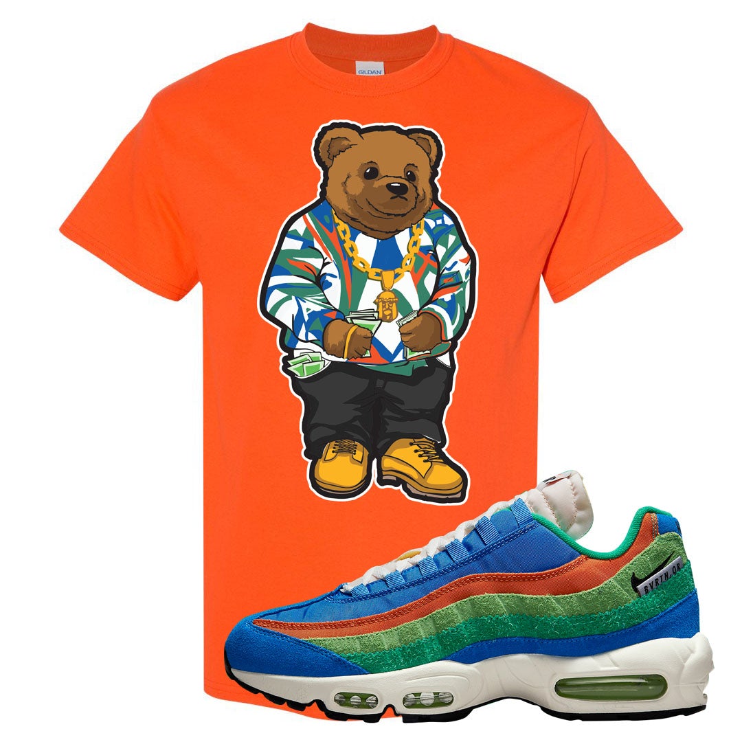 Light Blue Green AMRC 95s T Shirt | Sweater Bear, Orange