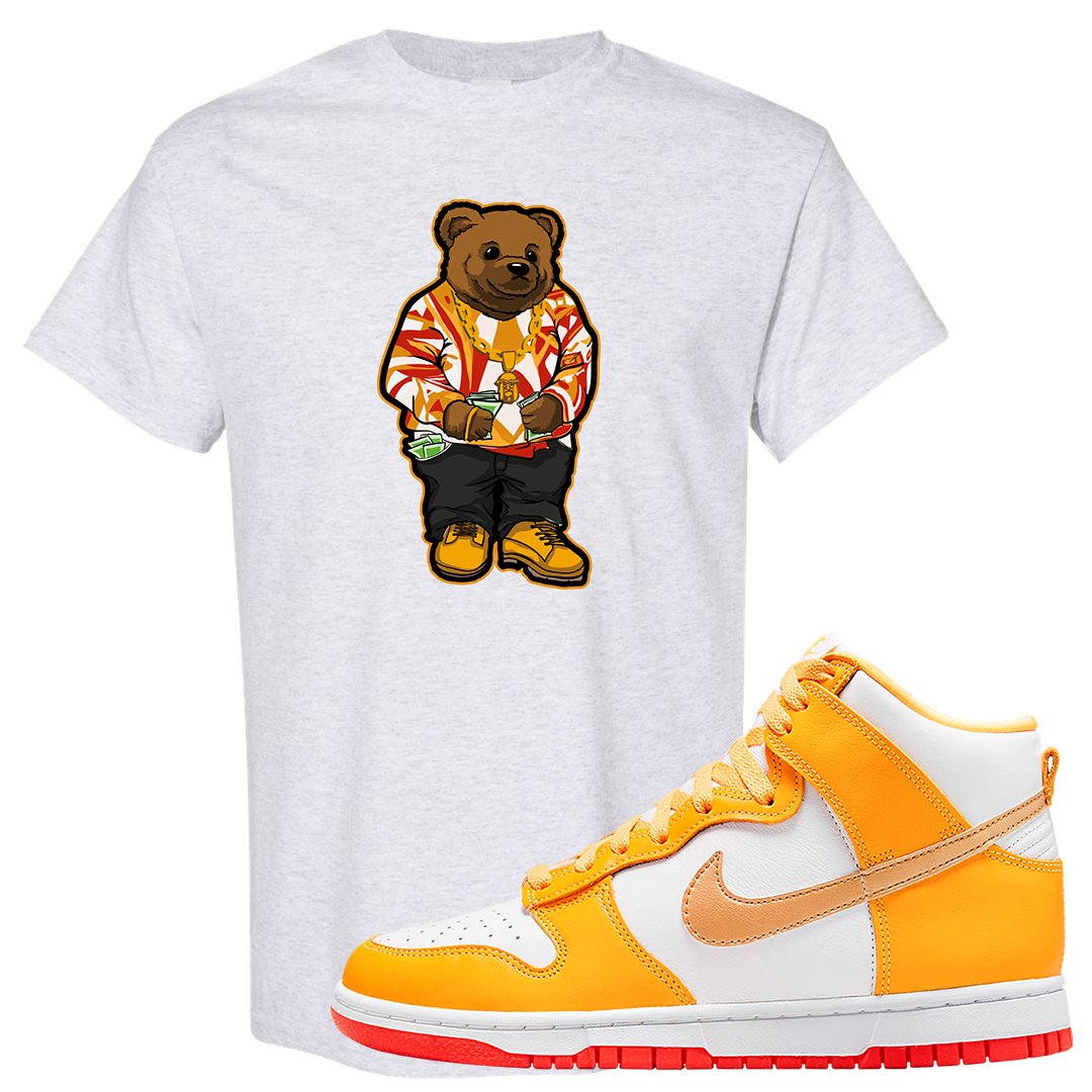 Yellow Gold Orange High Dunks T Shirt | Sweater Bear, Ash