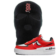 Shadow Chicago AF 1s Ski Mask | Coiled Snake, Black