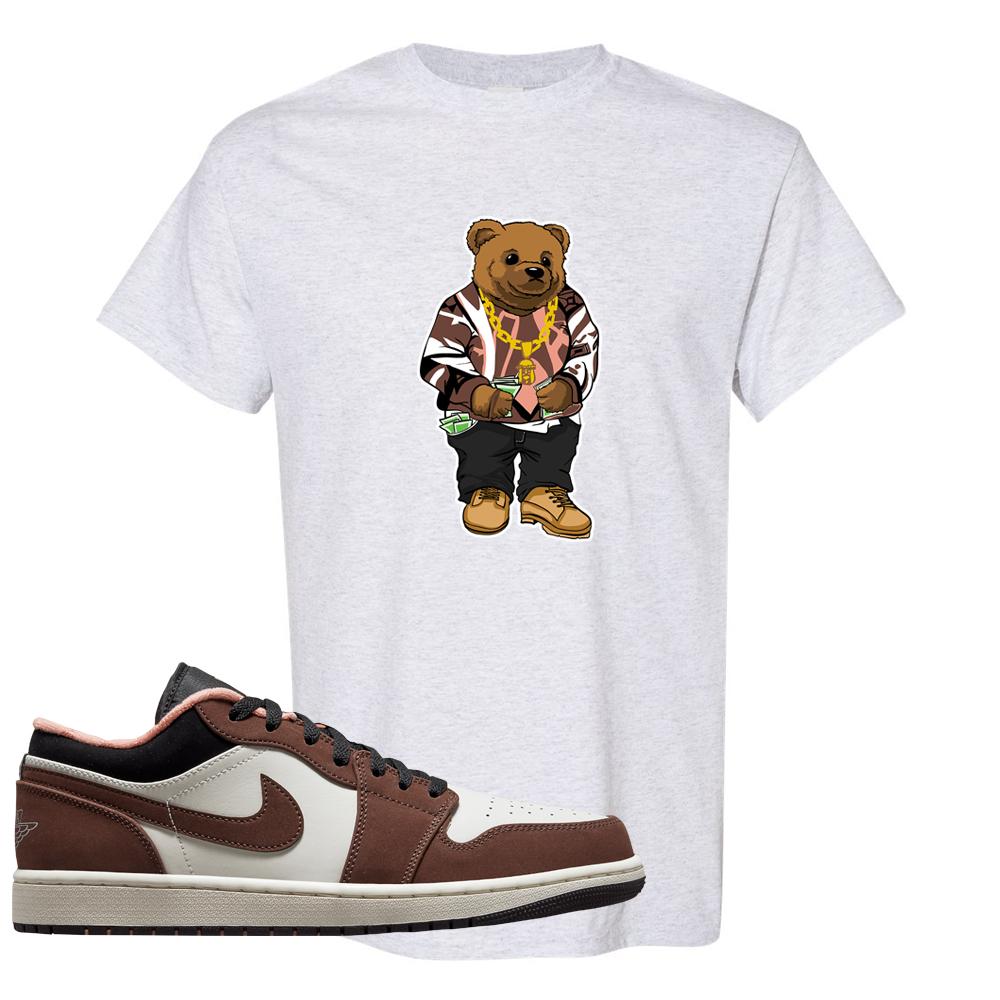 Mocha Low 1s T Shirt | Sweater Bear, Ash