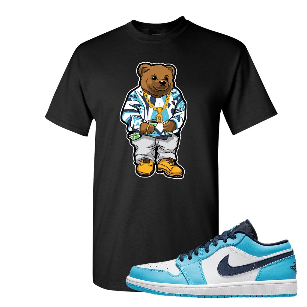 Air Jordan 1 Low UNC T Shirt | Sweater Bear, Black