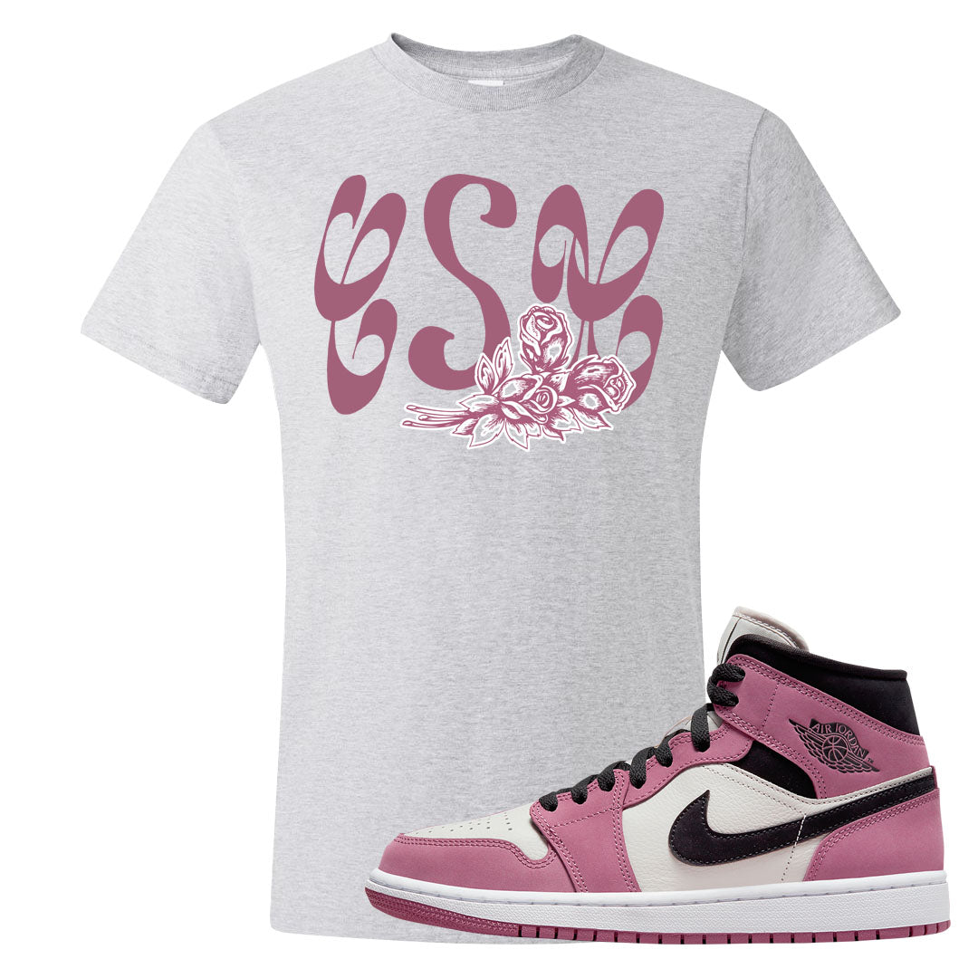 Berry Black White Mid 1s T Shirt | Certified Sneakerhead, Ash