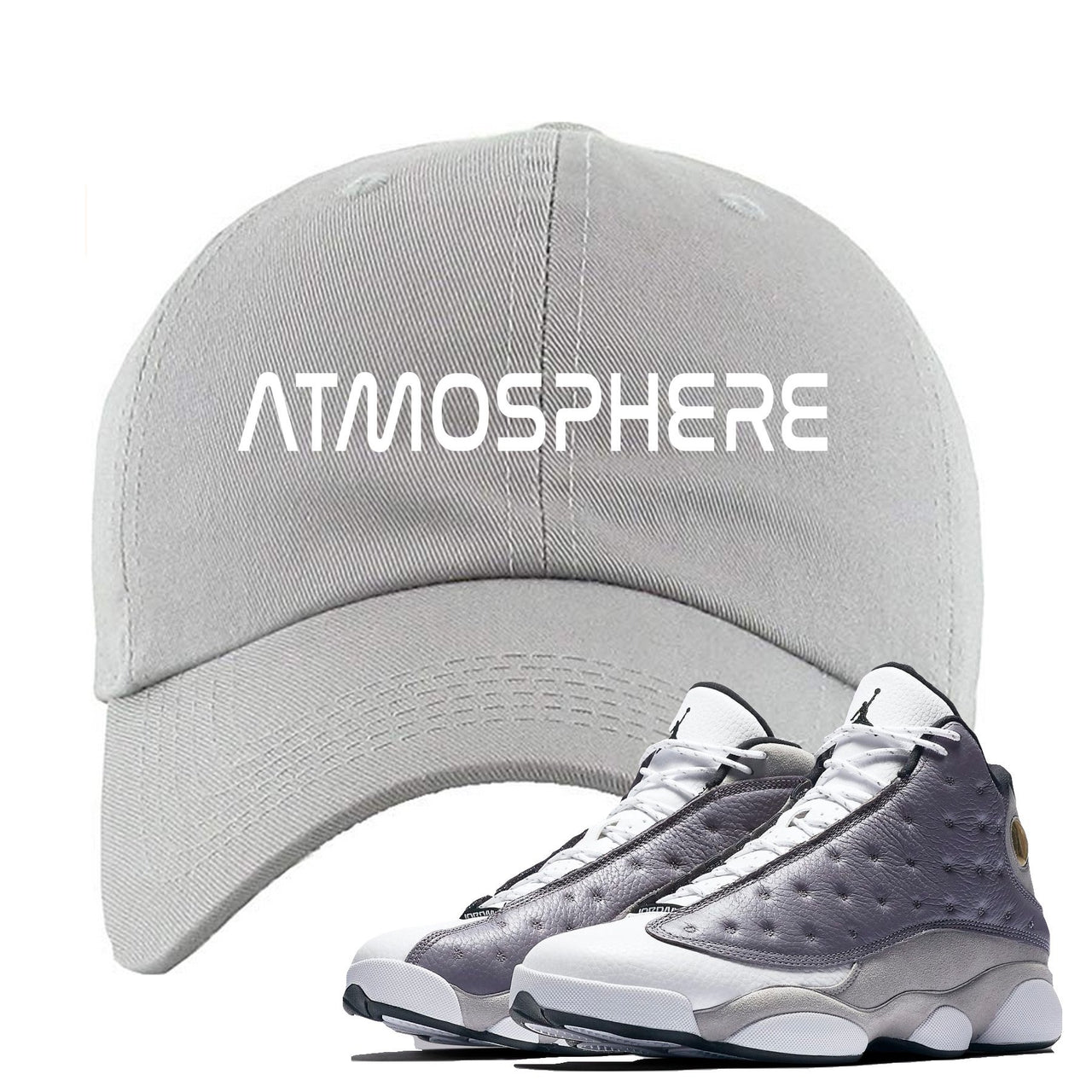 Atmosphere Grey 13s Dad Hat | Atmosphere, Light Gray
