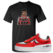 Shadow Chicago AF 1s T Shirt | El Chapo Illustration, Black