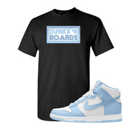 Aluminum High Dunks T Shirt | Dunks N Boards, Black