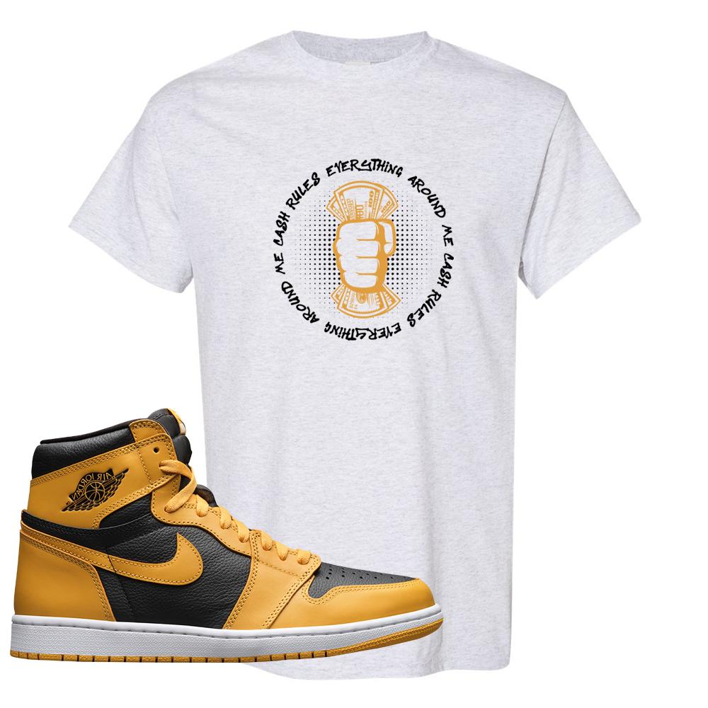 Pollen 1s T Shirt | Cash Rules Everything Around Me, Ash