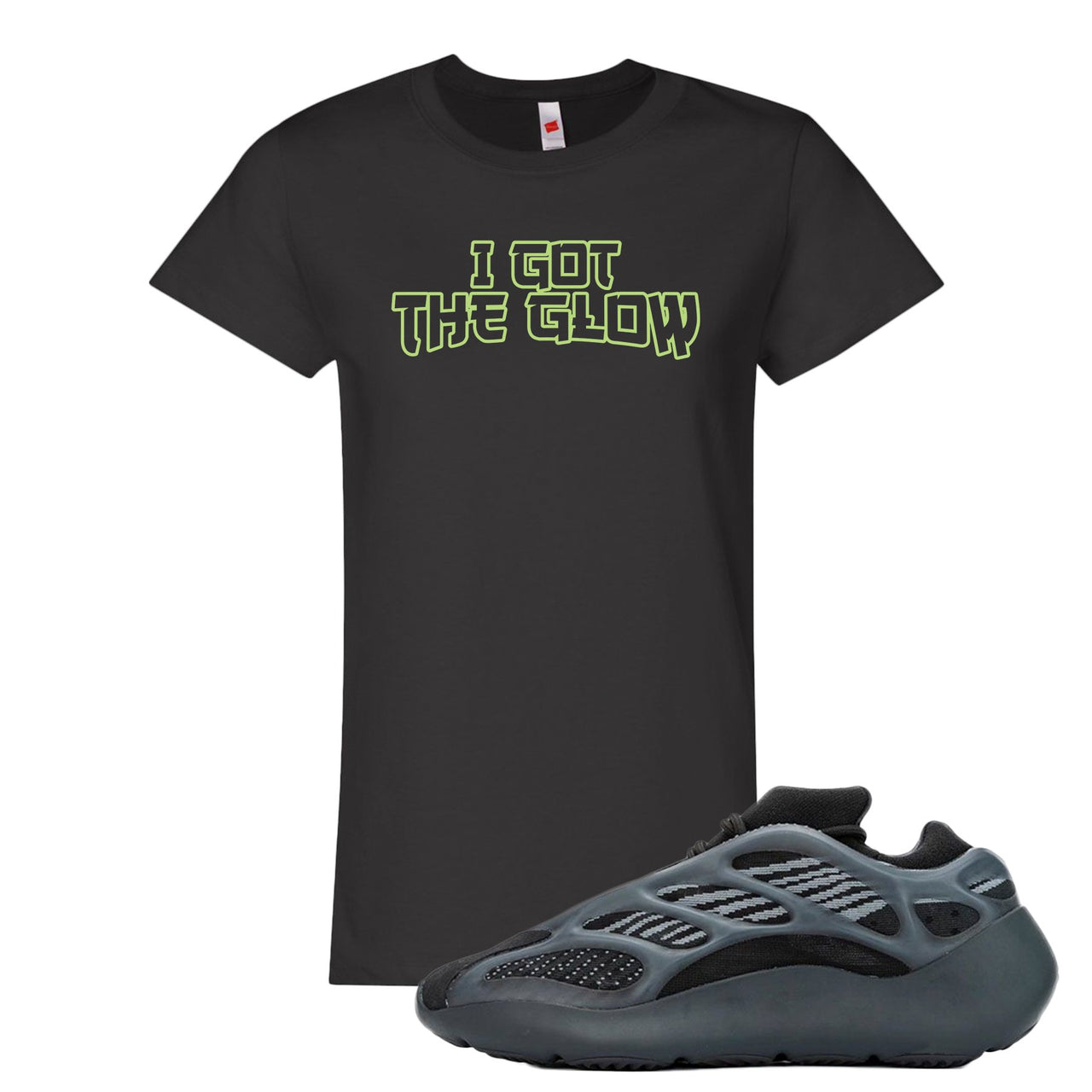 Alvah v3 700s Women's T Shirt | Women's I Got The Glow, Black