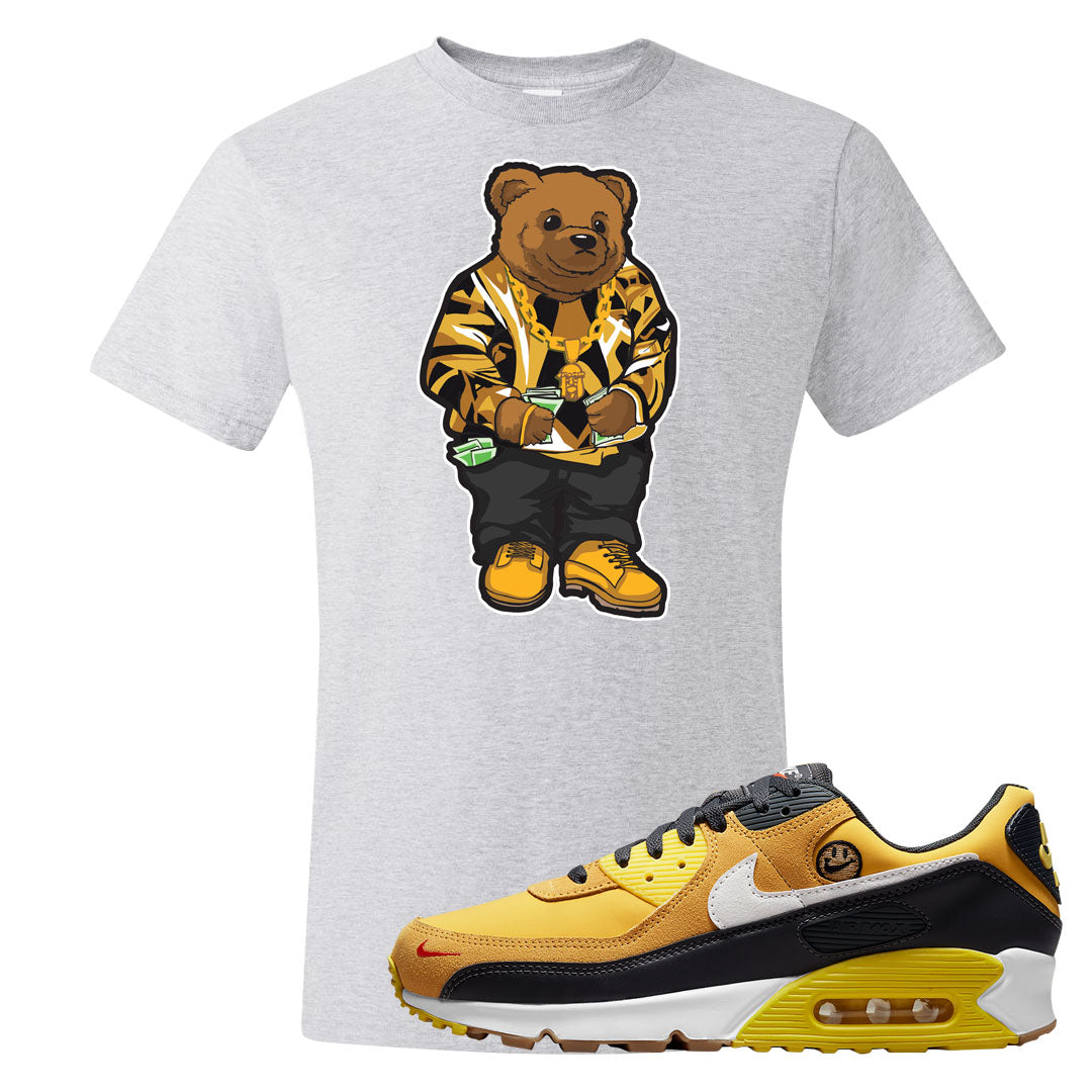 Go The Extra Smile 90s T Shirt | Sweater Bear, Ash