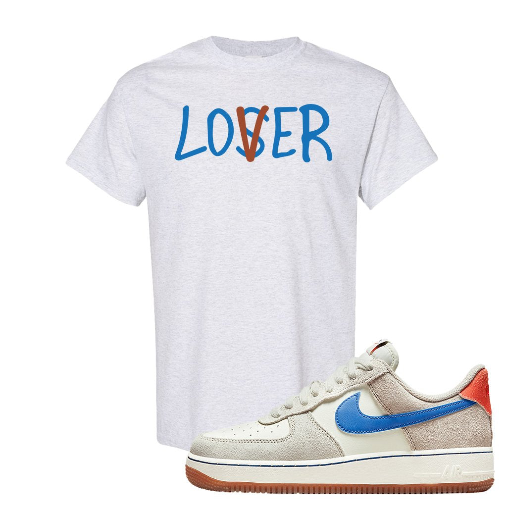 First Use Low 1s Suede T Shirt | Lover, Ash