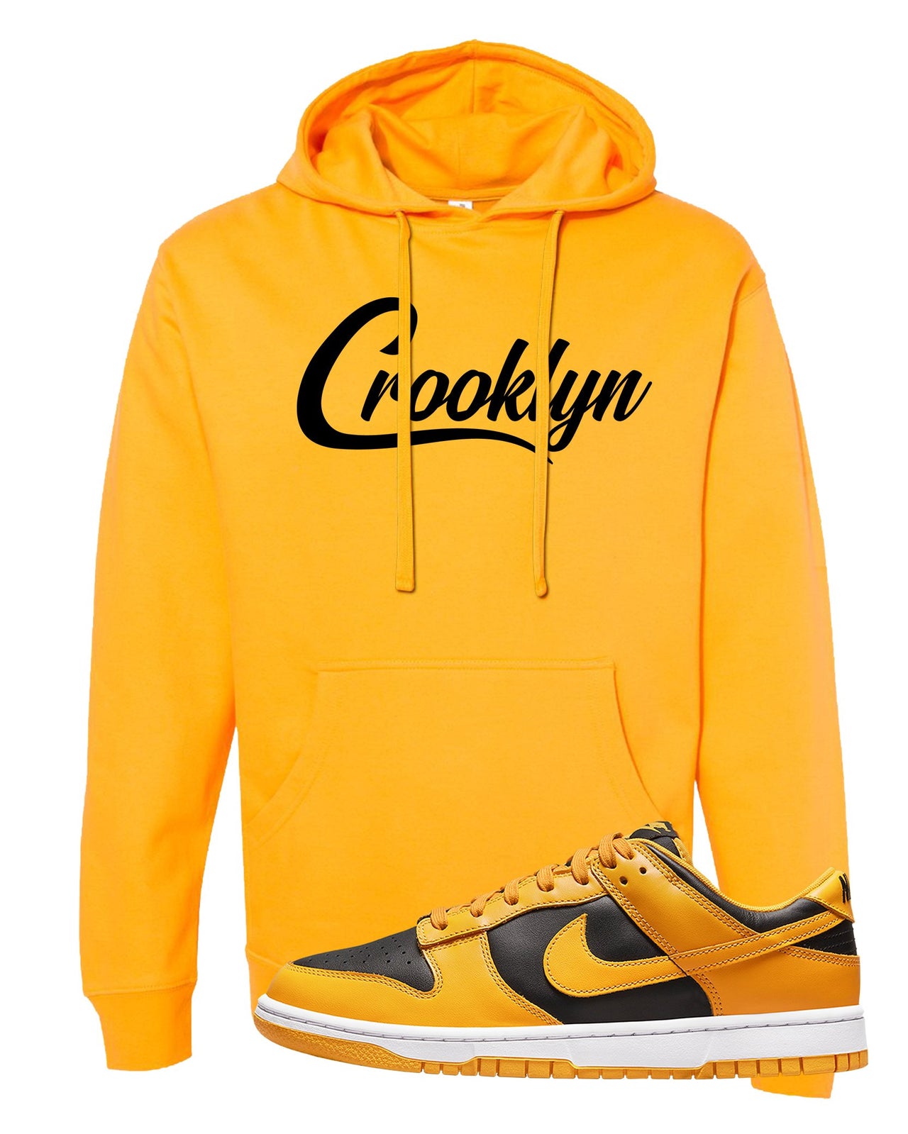 Goldenrod Low Dunks Hoodie | Crooklyn, Gold