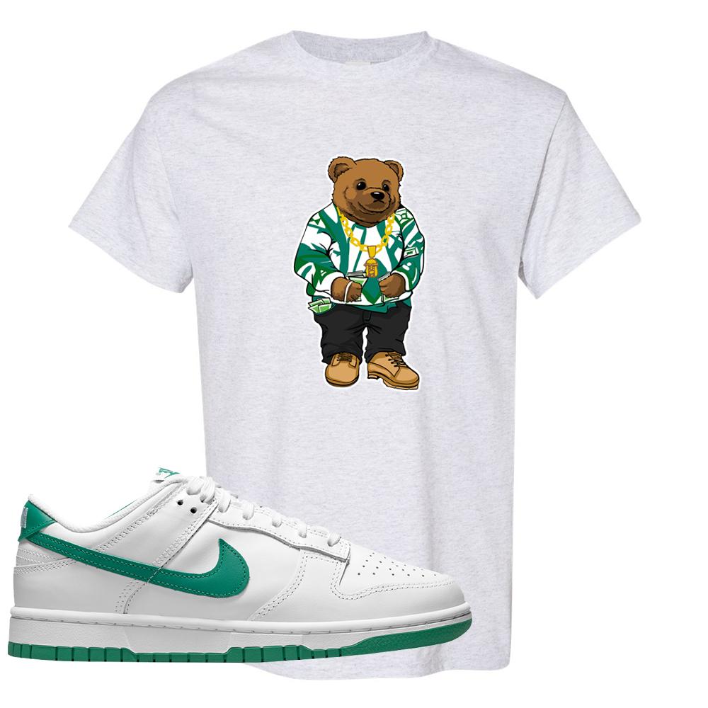 White Green Low Dunks T Shirt | Sweater Bear, Ash