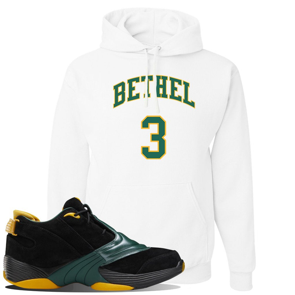 Bethel High Answer 5s Hoodie | Bethel 3 Arch, White