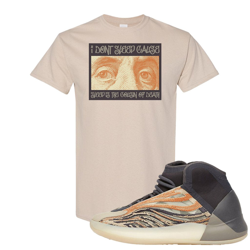 Yeezy Quantum Flash Orange T Shirt | Franklin Eyes, Sand