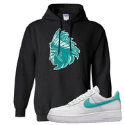 Washed Teal Low 1s Hoodie | Indian Chief, Black