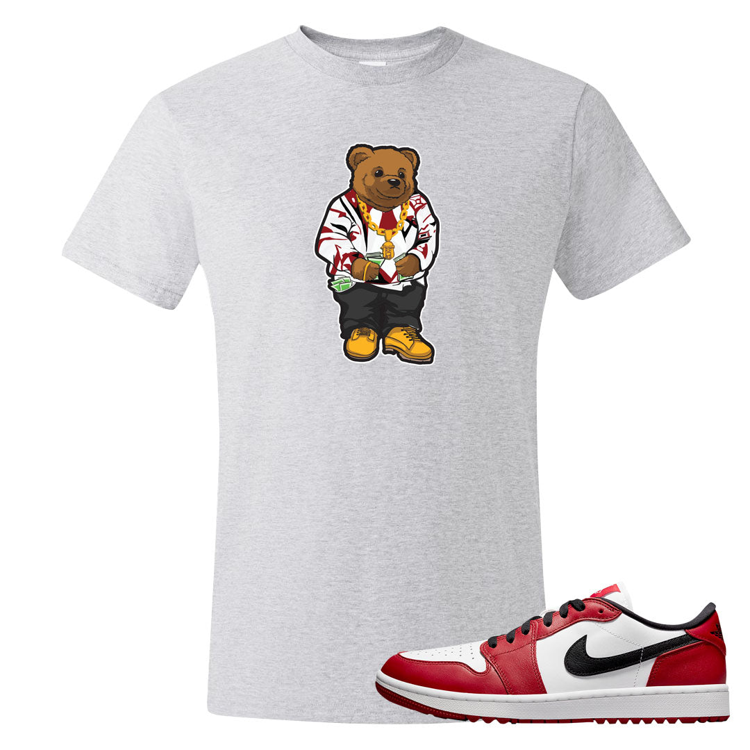 Chicago Golf Low 1s T Shirt | Sweater Bear, Ash