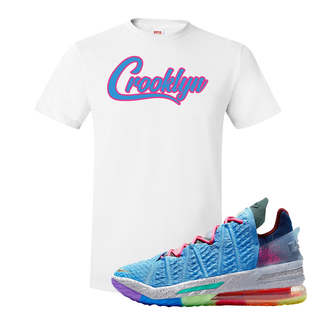 Lebron 18 Best 1-9 T Shirt | Crooklyn, White