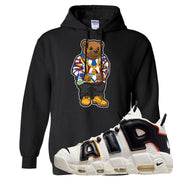 Multicolor Uptempos Hoodie | Sweater Bear, Black
