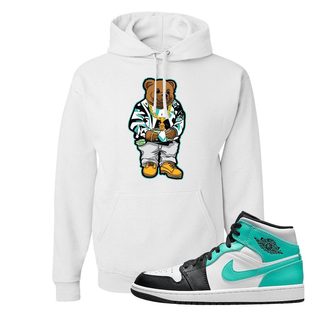 Air Jordan 1 Mid Tropical Twist Hoodie | Sweater Bear, White