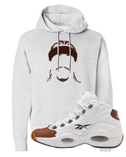 Mocha Question Mids Hoodie | Headband Corn Rows, Ash