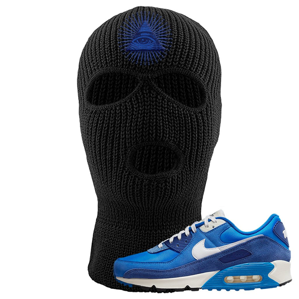 Air Max 90 First Use Ski Mask | All Seeing Eye, Black