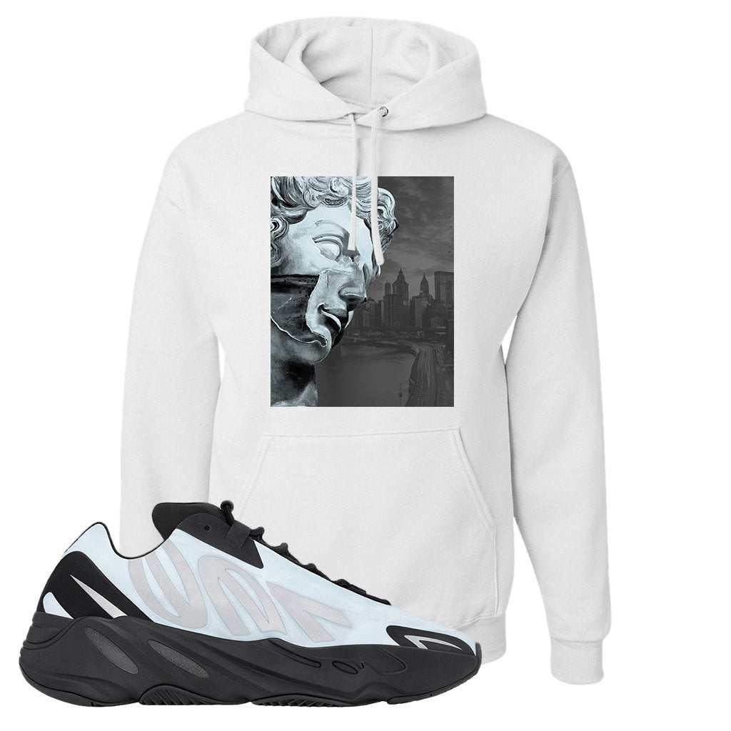 MNVN 700s Blue Tint Hoodie | Miguel, White