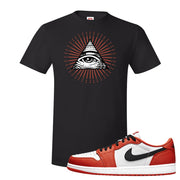 Starfish OG Low 1s T Shirt | All Seeing Eye, Black