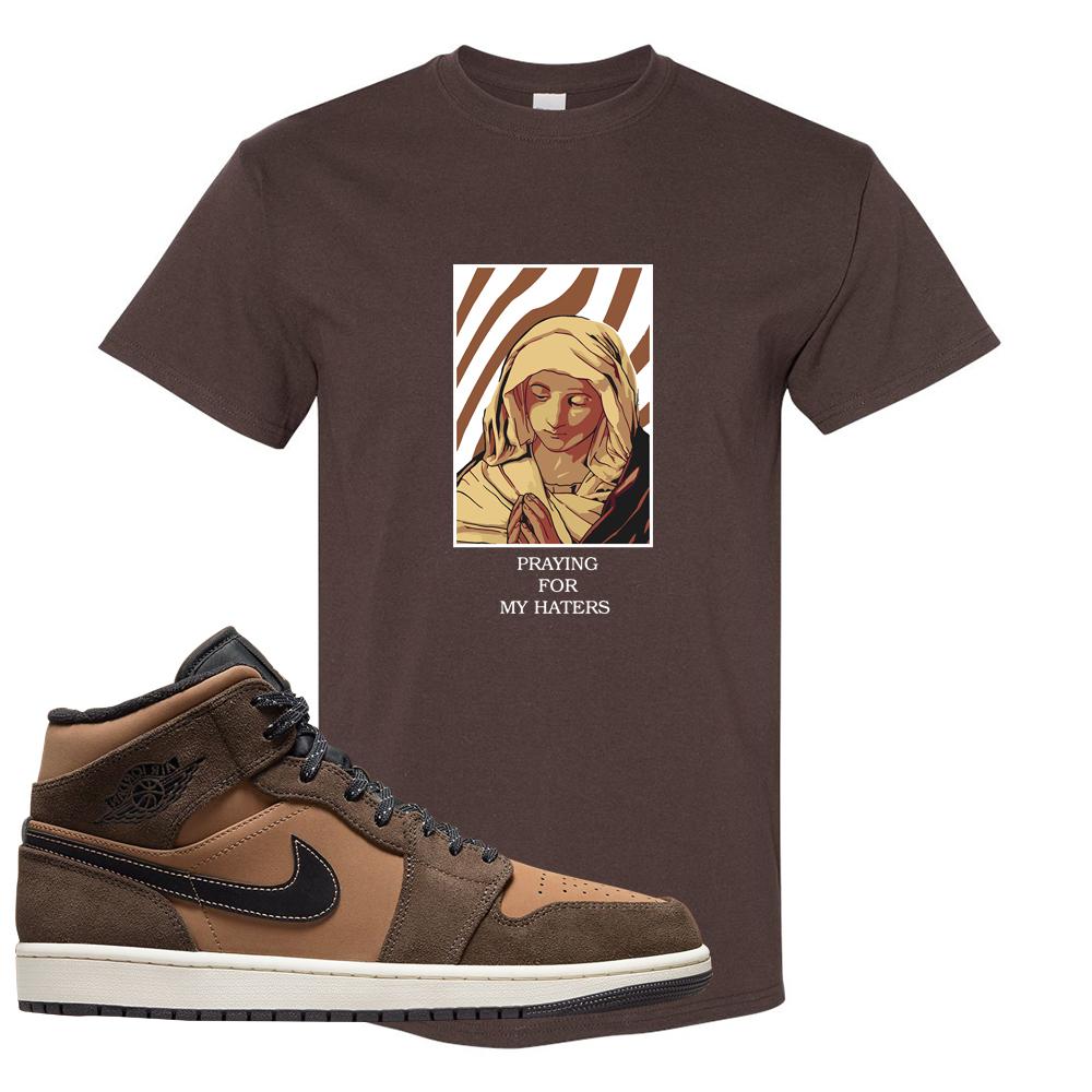 Earthy Brown Mid 1s T Shirt | God Told Me, Chocolate