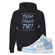 Aluminum High Dunks Hoodie | Them Dunks Tho, Black