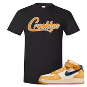 Pollen Paris Mid AF 1s T Shirt | Crooklyn, Black