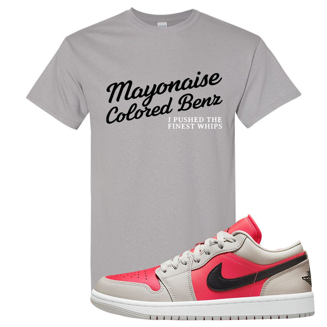Light Iron Ore Low 1s T Shirt | Mayonaise Colored Benz, Gravel