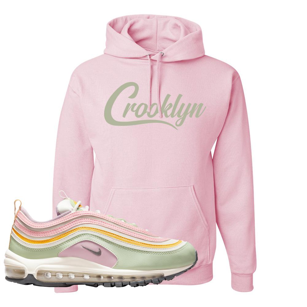 Pastel 97s Hoodie | Crooklyn, Light Pink