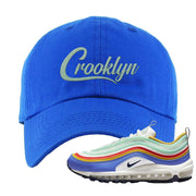 Multicolor 97s Dad Hat | Crooklyn, Royal