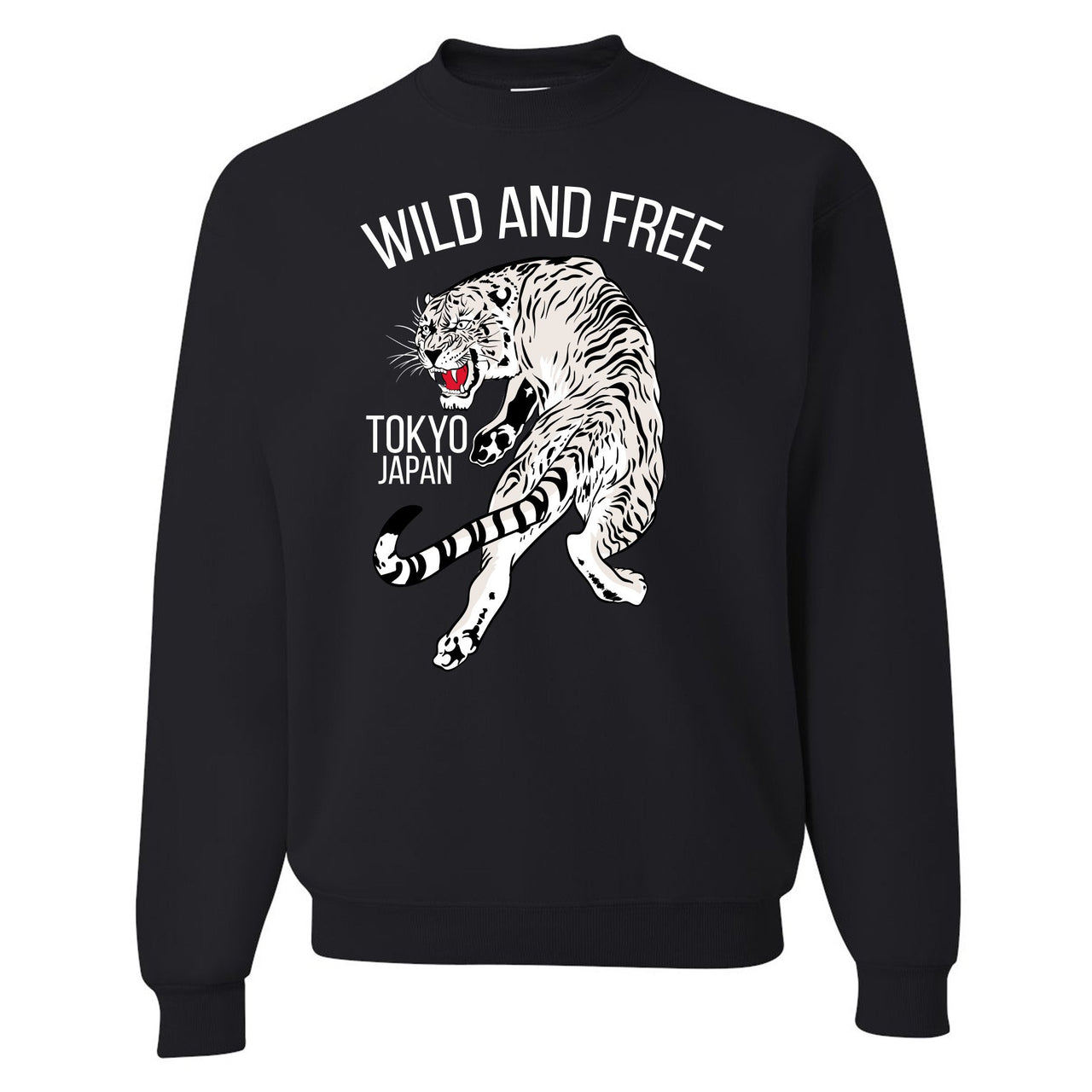 White University Red Pluses Sweater | Tiger, Black