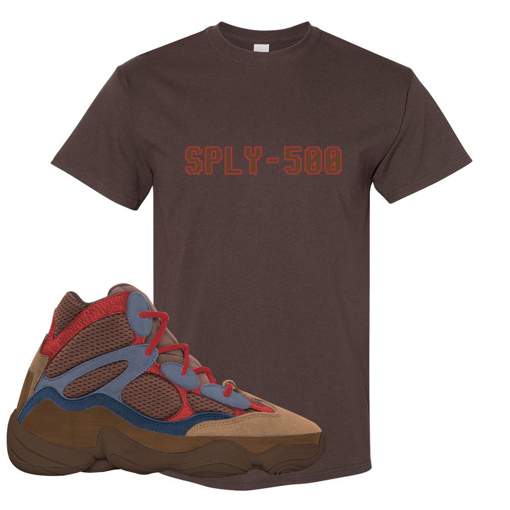 Yeezy 500 High Sumac T Shirt | Sply-500, Chocolate