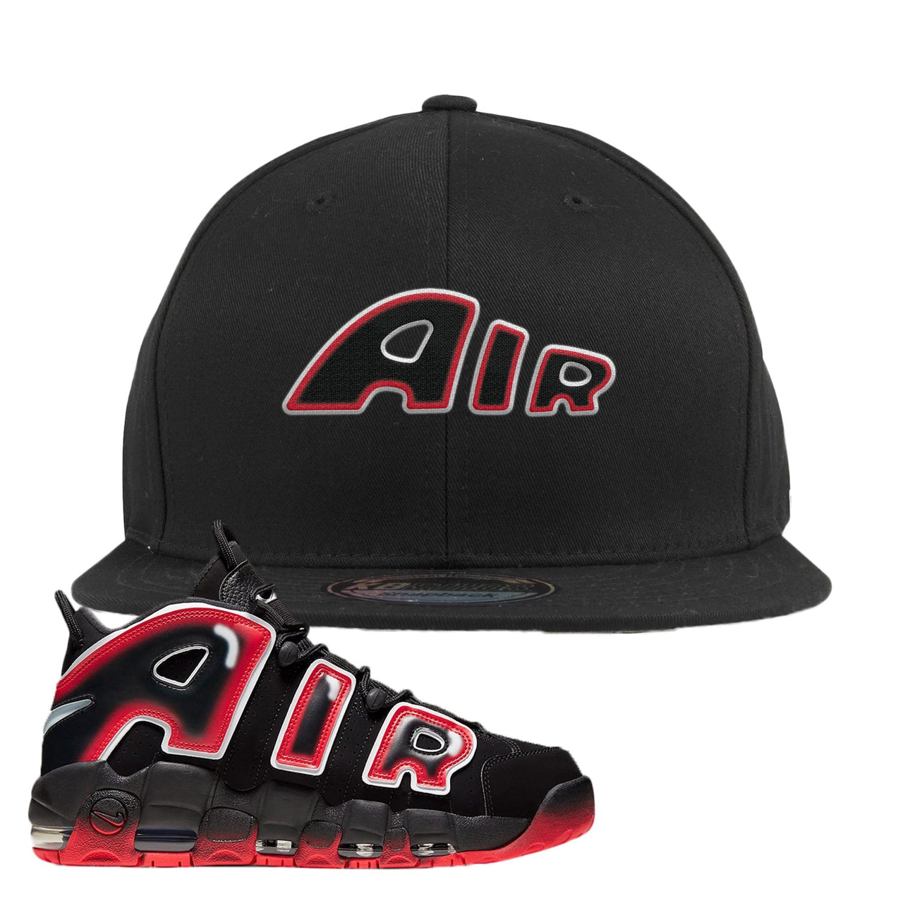 Air More Uptempo Laser Crimson Air From The Sneaker Black Sneaker Hook Up Snapback Hat