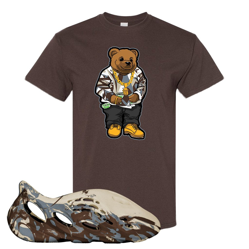 MX Cream Clay Foam Runners T Shirt | Sweater Bear, Chocolate
