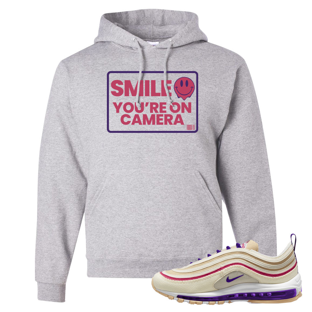 Sprung Sail 97s Hoodie | Smile You're On Camera, Ash