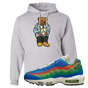 Light Blue Green AMRC 95s Hoodie | Sweater Bear, Ash