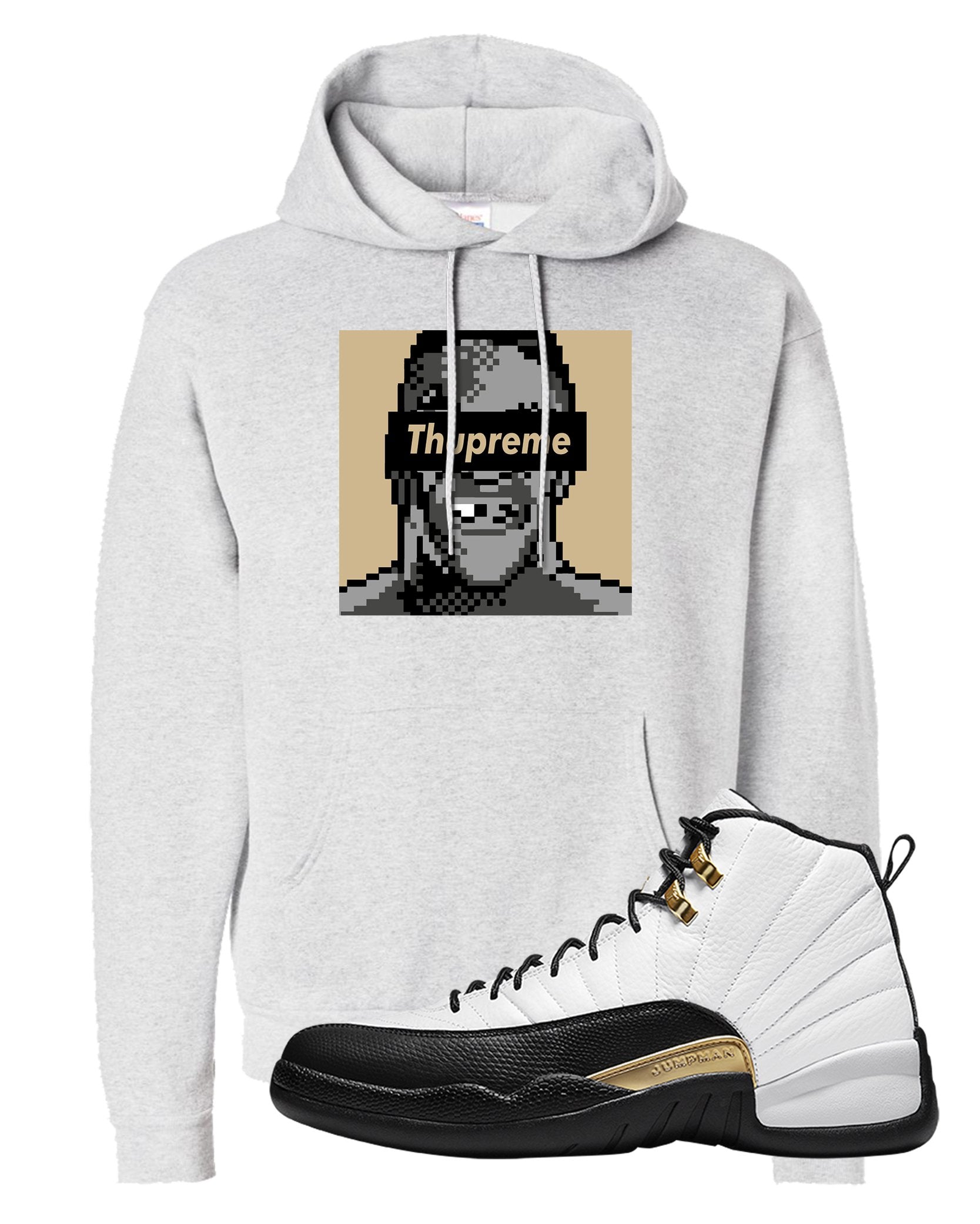 Royalty 12s Hoodie | Thupreme, Ash