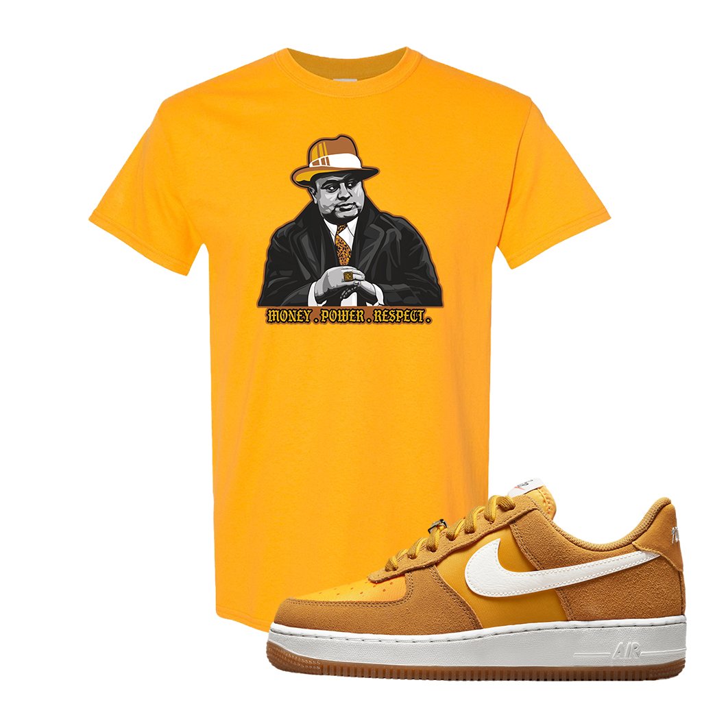 Air Force 1 Low First Use T Shirt | Capone Illustration, Gold